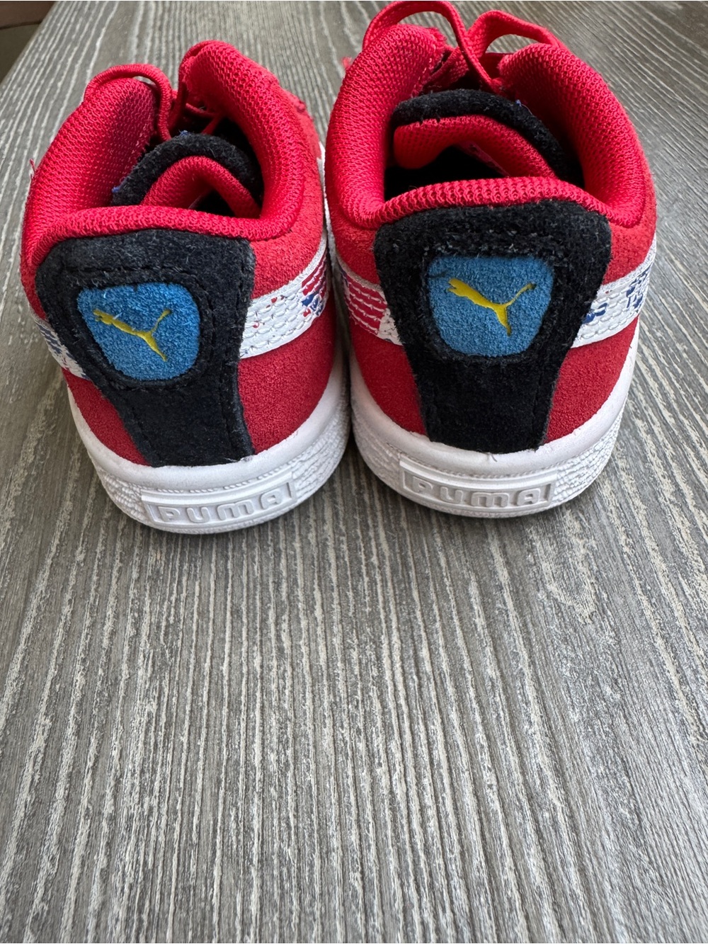 PUMA Kids Suede Splash Sneakers - Picture 4 of 9